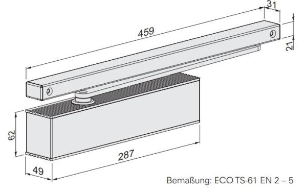 ECO Gleitschienenschließer TS 61 – EN 2-5
